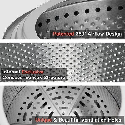 AMERLIFE Smokeless 19'' Stainless Steel Fire Pit